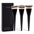 3Pcs Makeup Brush Set Angle round Flat Head Foundation Brush Soft Bristle with Box Skin-Friendly Makeup Tool for Beauty