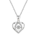 Beating Heart Necklace Women'S Korean-Style Elegant Smart Heart-Shaped Collarbone Necklace Valentine'S Day Gift Pendant