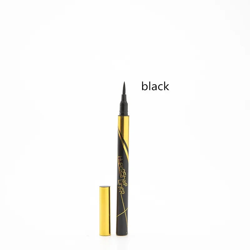 1 Pcs Black Brown Long Lasting Eye Liner Pencil Waterproof Eyeliner Smudge-Proof Cosmetic Beauty Makeup Smooth Liquid Eye Liner