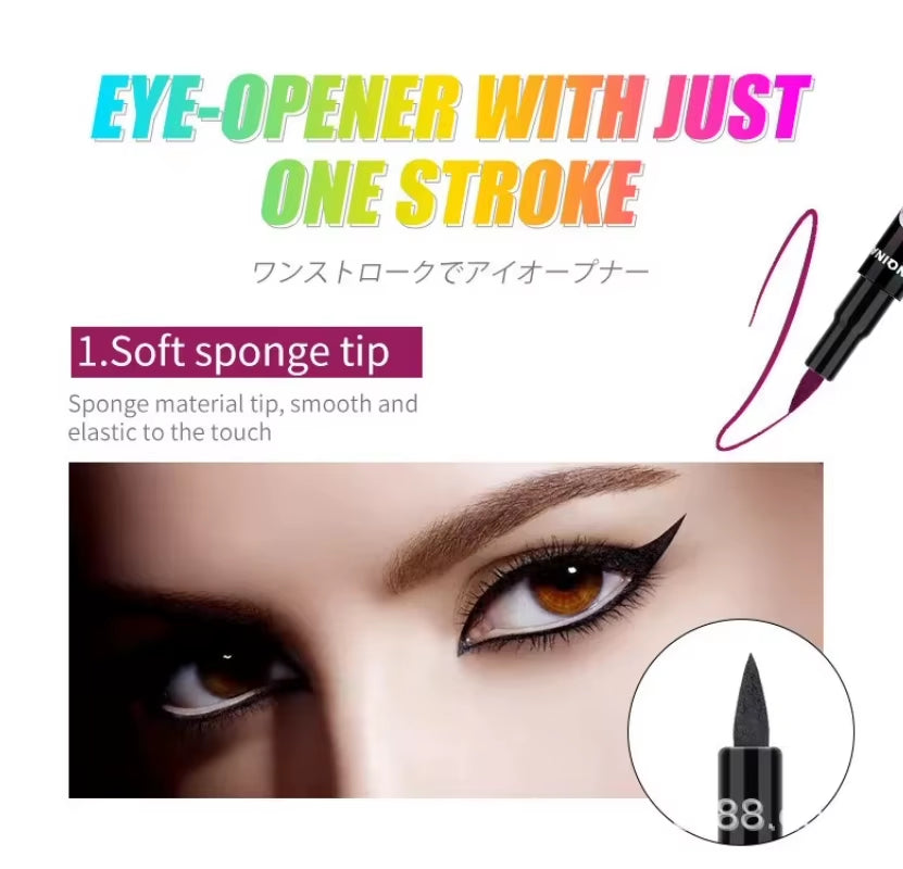 1 Pcs Black Brown Long Lasting Eye Liner Pencil Waterproof Eyeliner Smudge-Proof Cosmetic Beauty Makeup Smooth Liquid Eye Liner